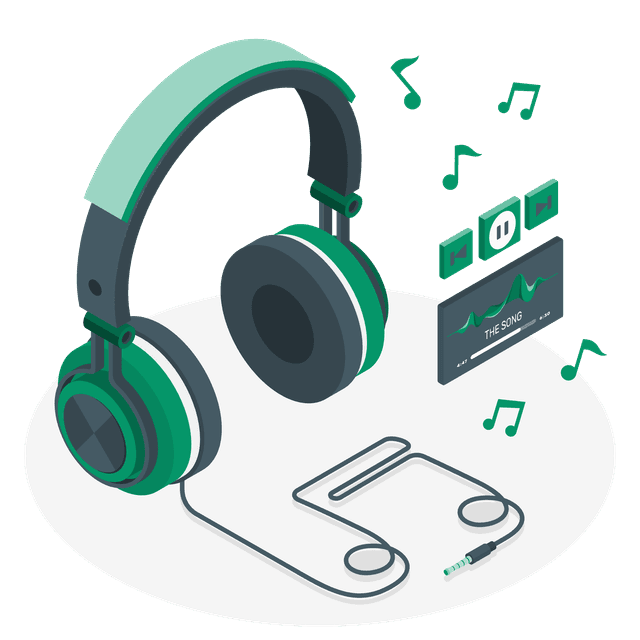 音楽コミュニティのイラスト
